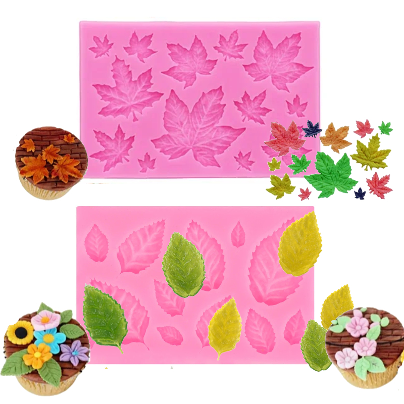 Soap Making Ins - Maple Leaf siliconen mal set voor
