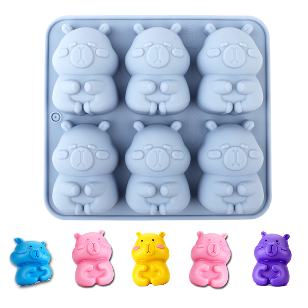 Soap Making Instructions - 1 siliconen cakevorm in de vorm