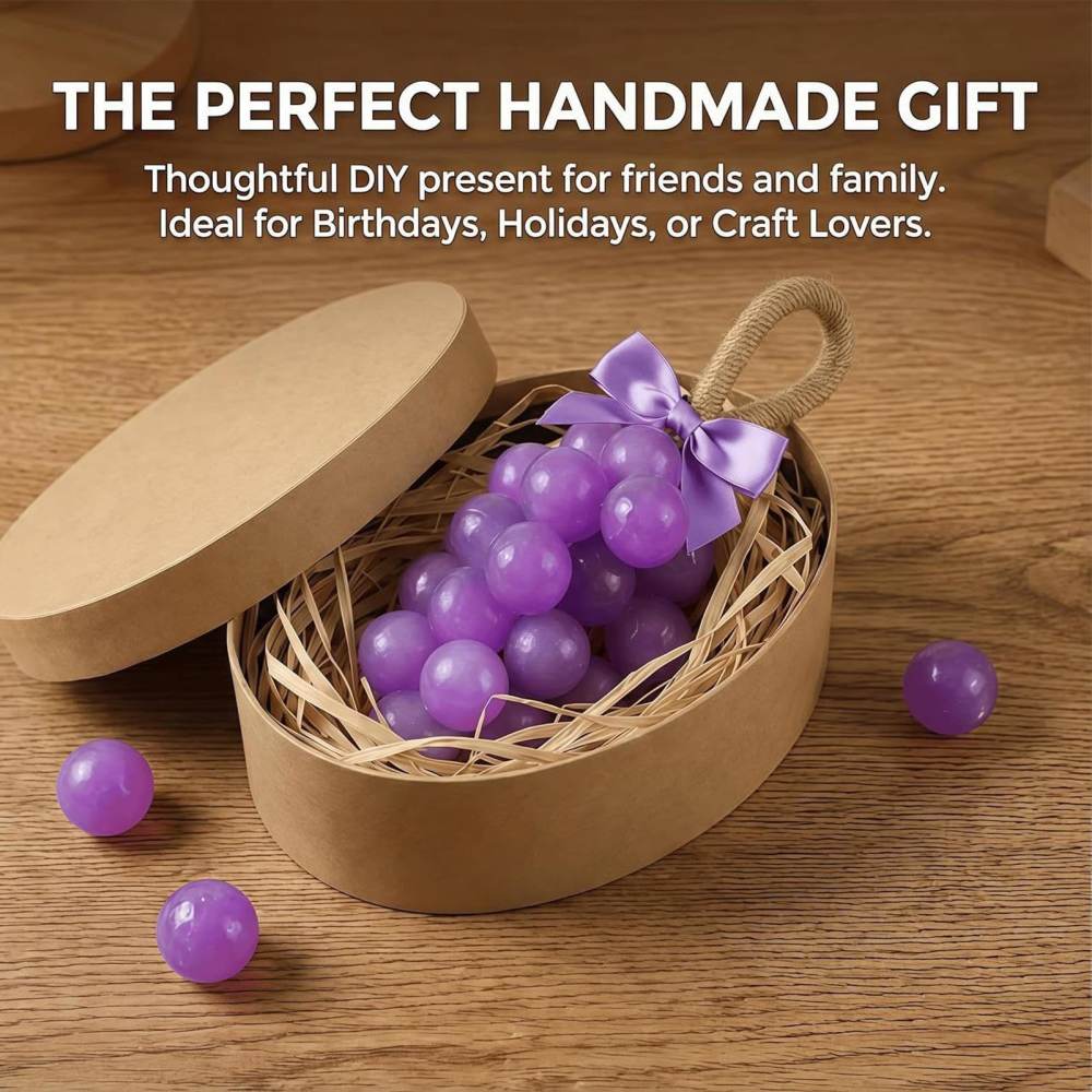 Soap Making Gifts - Druiven siliconen zeepvorm, doe-het-zelf gereedschap voor