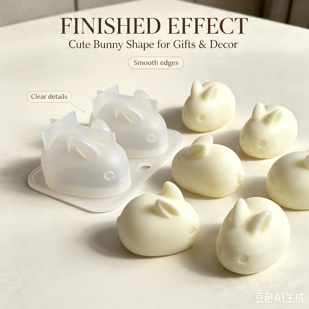 3D Mini Konijn Siliconen Mal F - Soap Making Instructions recensie en prijs