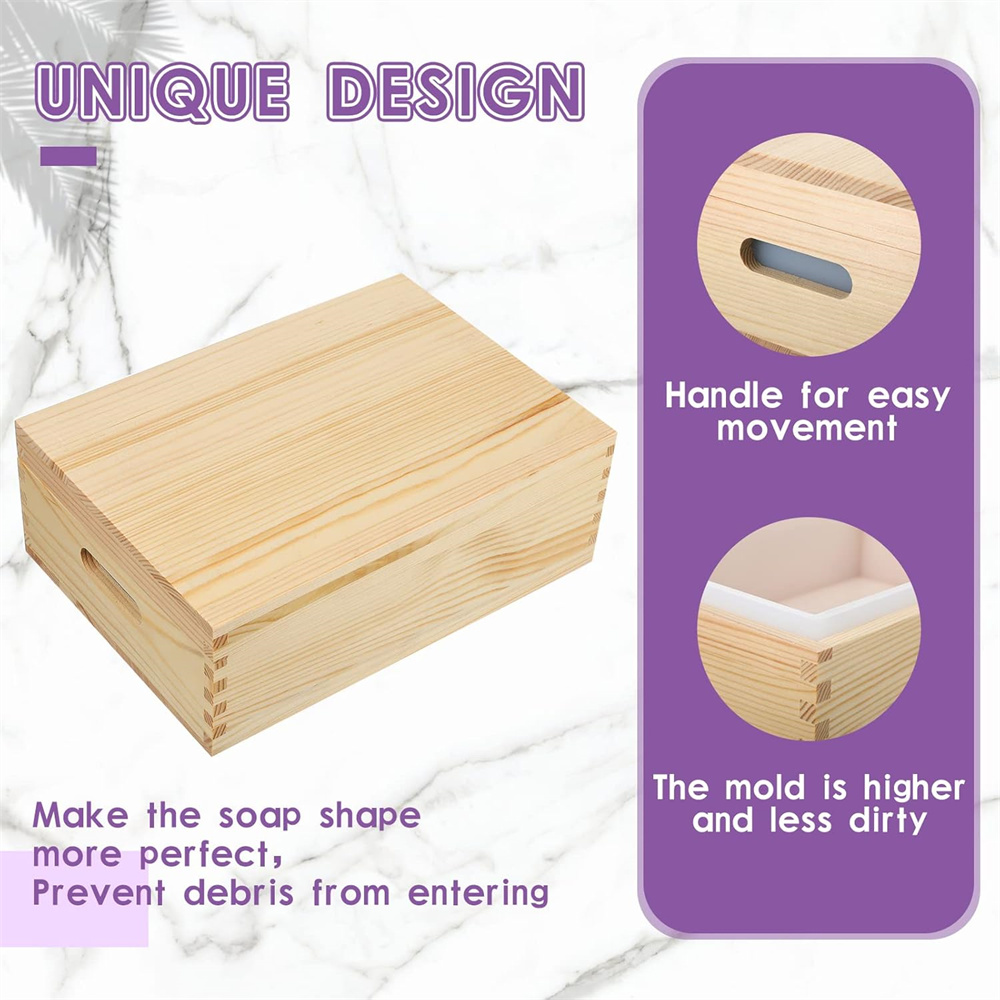 Grote zeepvormen Rechthoekige  - Soap Making Kit For Beginners recensie en prijs