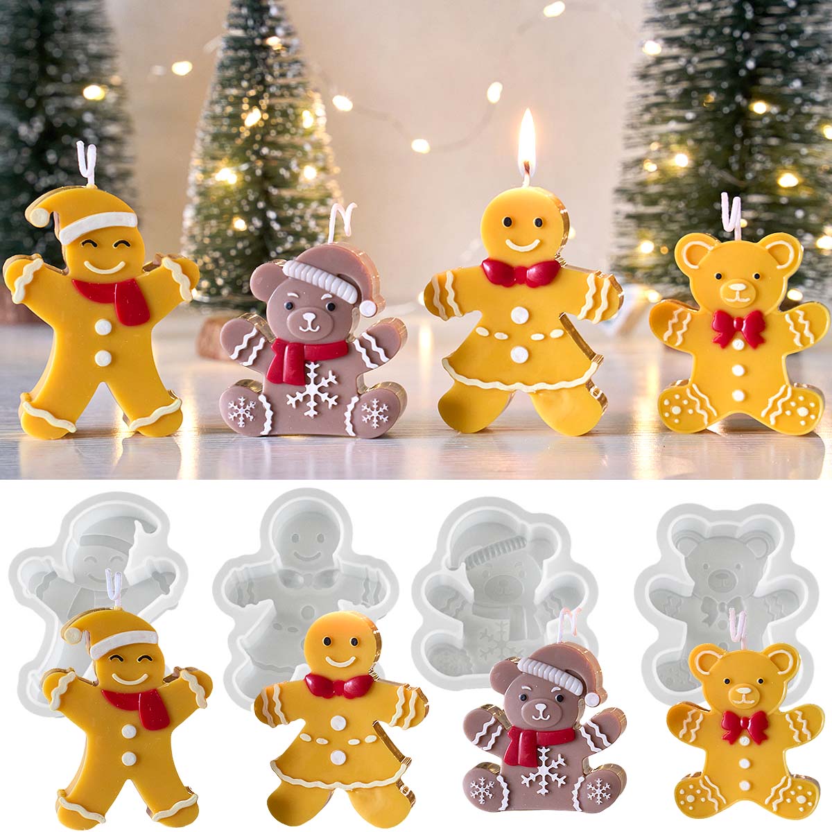 Gingerbread Man Beer siliconen - Soap Making Gifts recensie en prijs