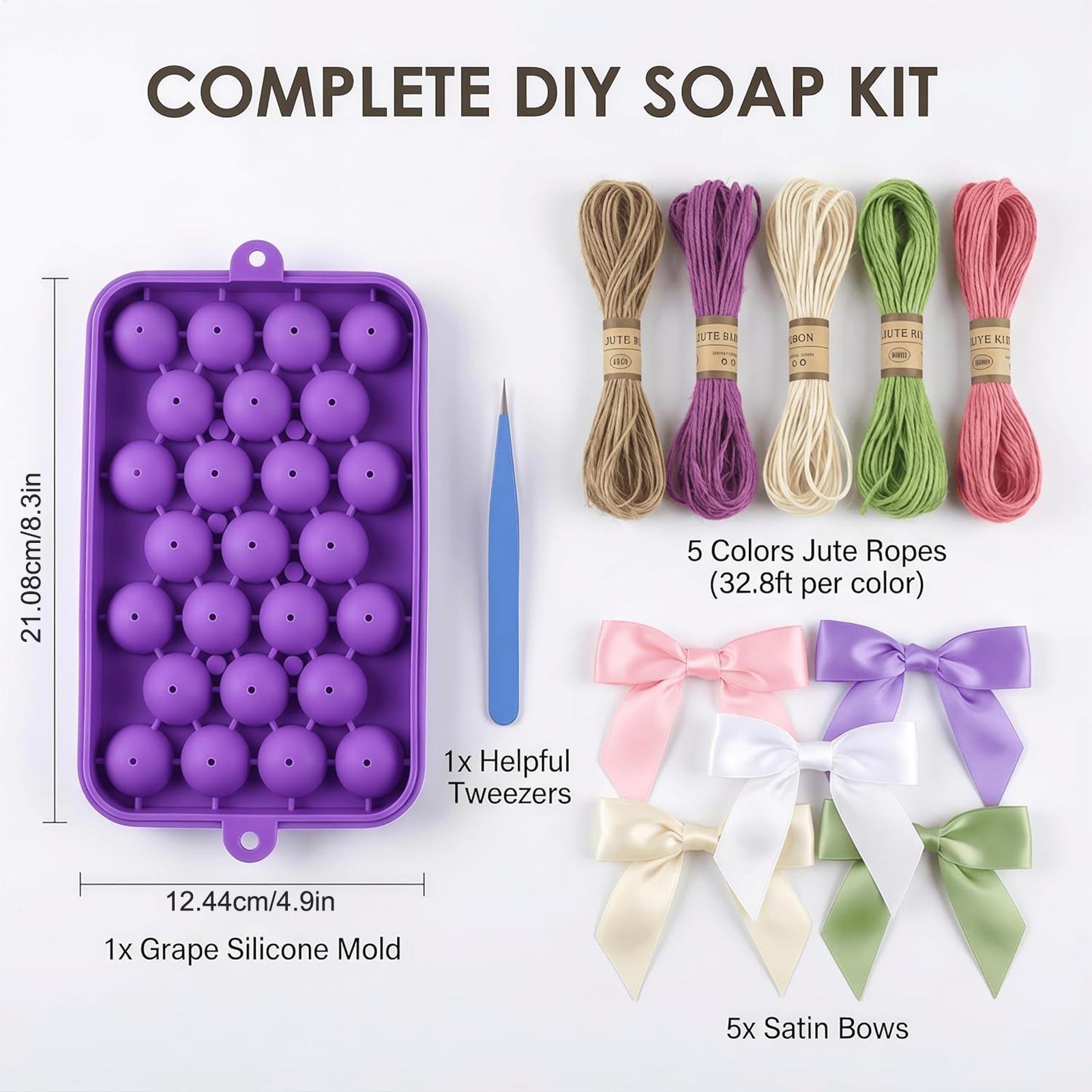 Druivenzeepvorm Gemakkelijk lo - Soap Making Diy Kit recensie en prijs