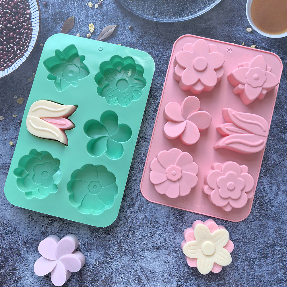 Soorten siliconen bloemvormen, - Soap Making Kit For Beginners recensie en prijs