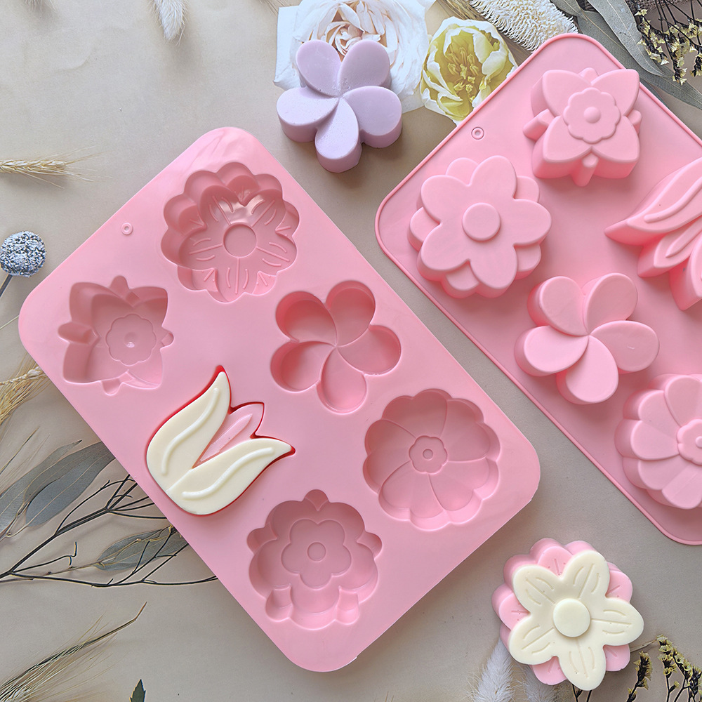 Soorten siliconen bloemvormen, - Soap Making Kit For Beginners recensie en prijs