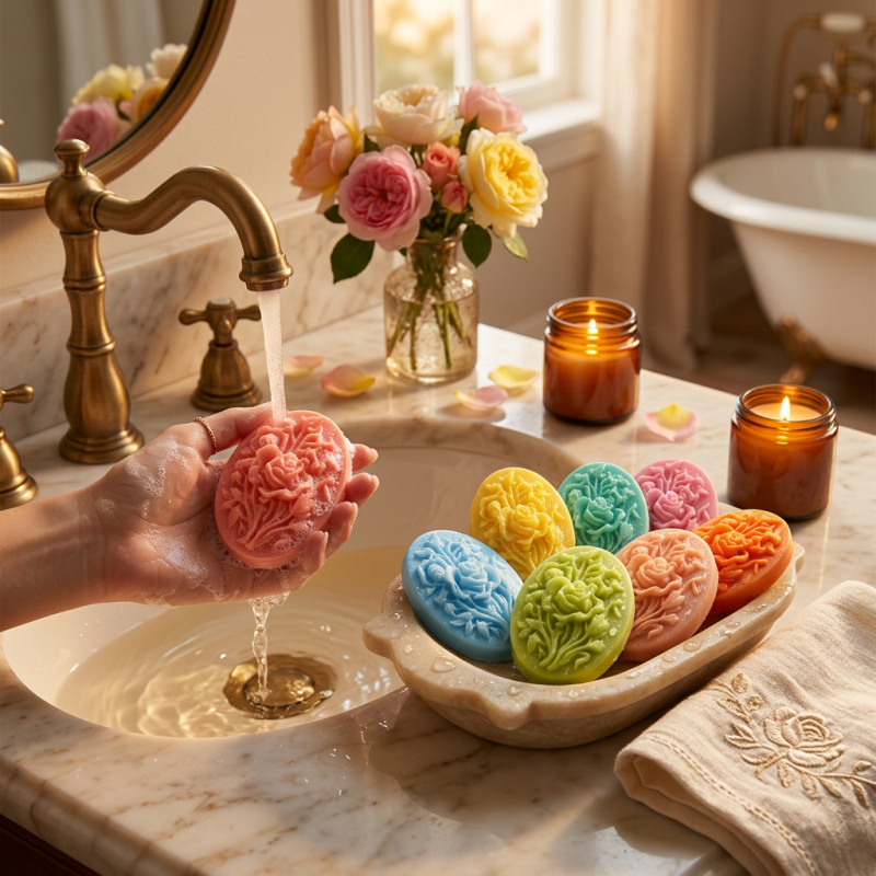 4 siliconenvormen met bloemvor - Soap Making Instructions recensie en prijs