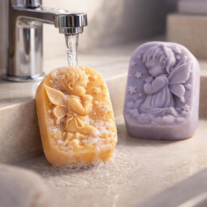 Engel siliconen mal voor zeep  - Soap Making Kit For Beginners recensie en prijs